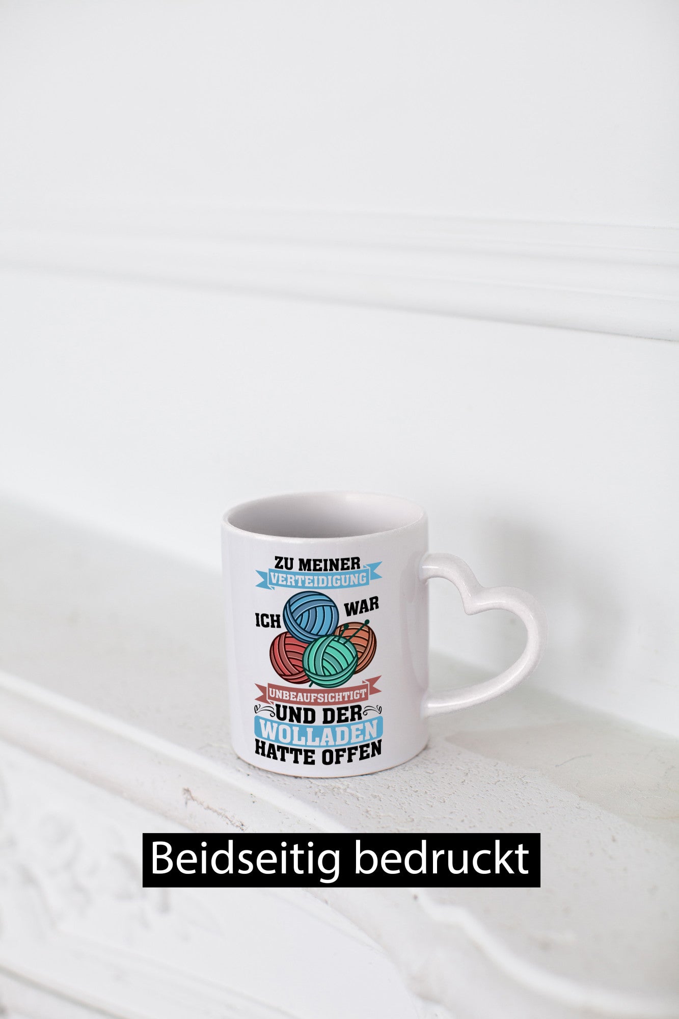 Der Wollladen hatte offen | Stricken Wolle Humor Geschenkidee Tasse