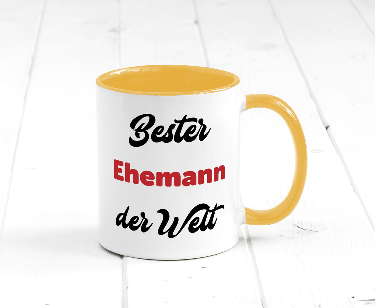 Bester Ehemann der Welt | Ehepaar Geschenkidee Humor Tasse