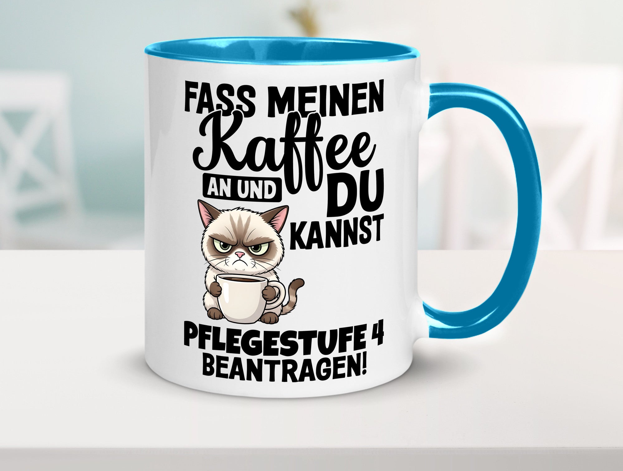 Fass meinen Kaffee an | Pflegestufe 4 Krankenschwester v3 Geschenkidee Humor