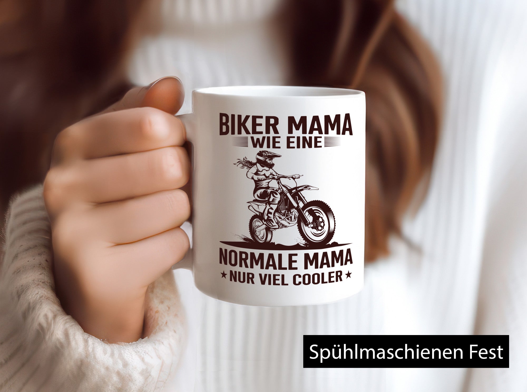 Biker Mama | wie eine Normale nur Cooler Motorad Humor Familie Geschenkidee