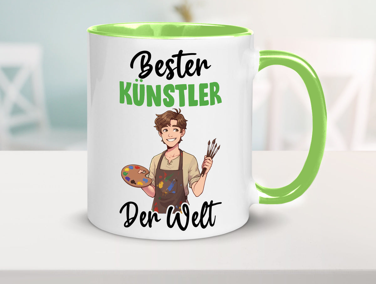 Bester Künstler | Kunst Geschenkidee Humor Tasse