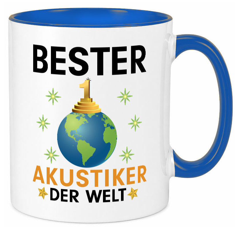 Welt Bester Akustiker | Akustik Hörgeräteakustik Geschenkidee Humor Tasse