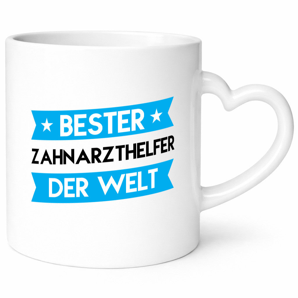 Bester Zahnarzthelfer | Zahnmedizin Geschenkidee Humor Tasse