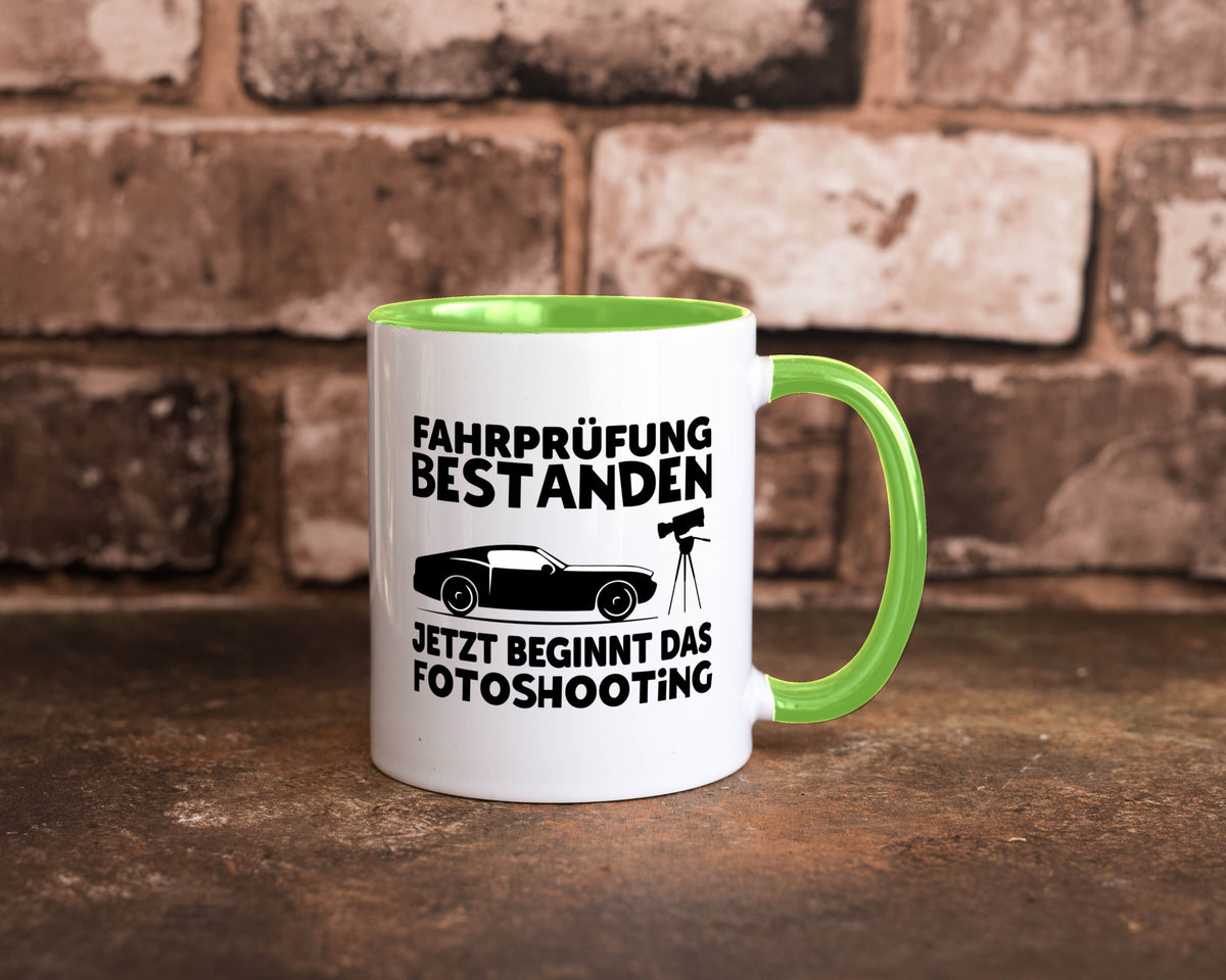 Fahrprüfung bestanden | Autofahren Führerschein Geschenk Humor Geschenkidee Tasse