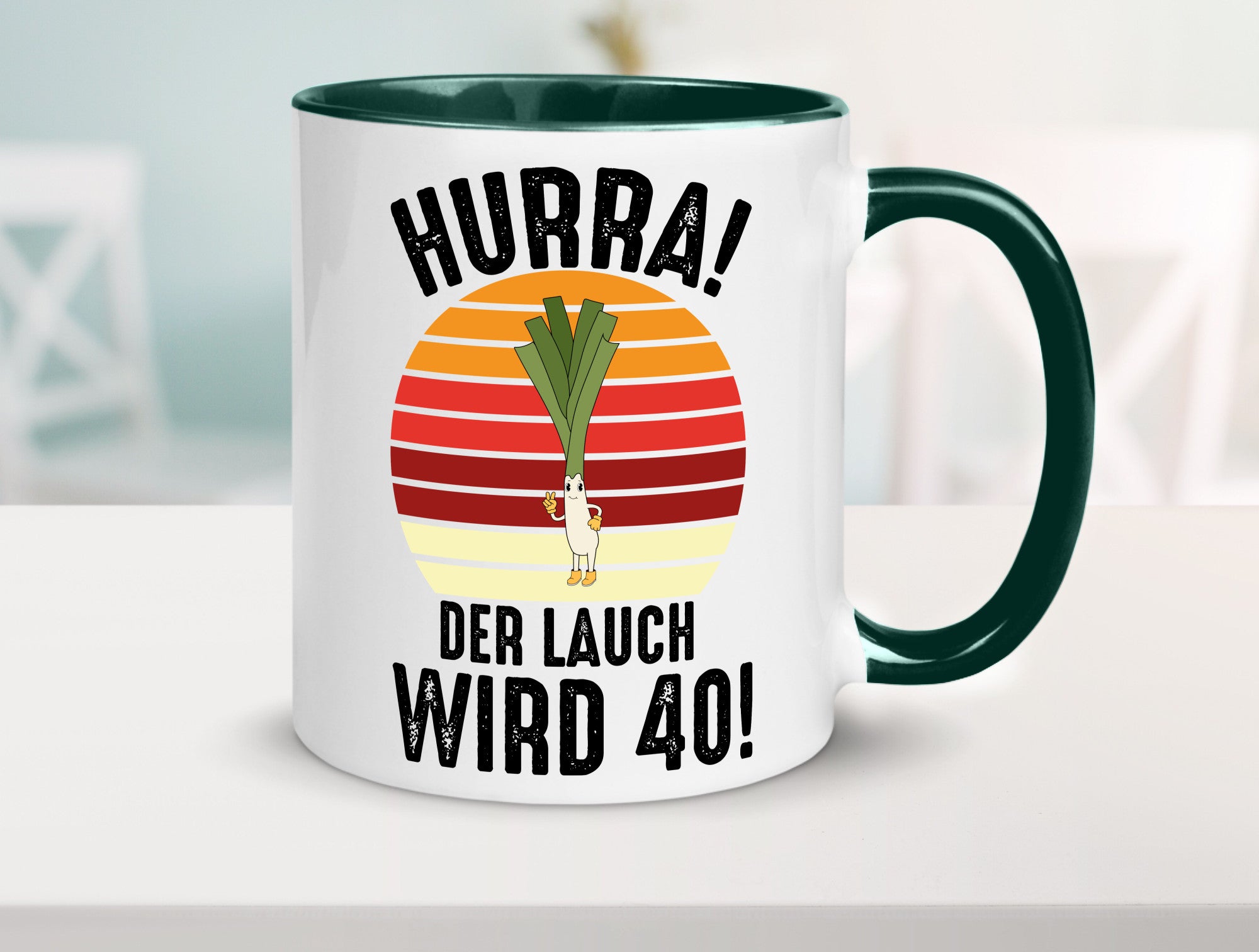 Hurra der lauch wird 40 | 40. Geburtstag Ehrentag Geschenk Geschenkidee