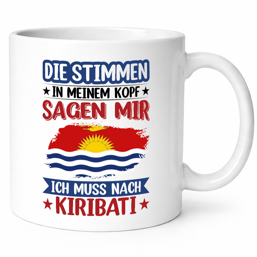 Kiribati | Urlaub Stimmen in meinem Kopf Traumland lustiger Spruch Geschenk