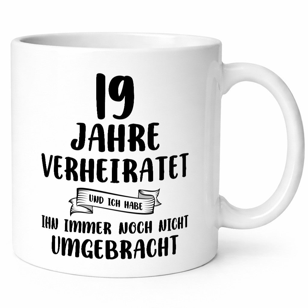 19 Jahre Verheiratet, immer noch am Leben! lustig Humor Geschenkidee Geschenk