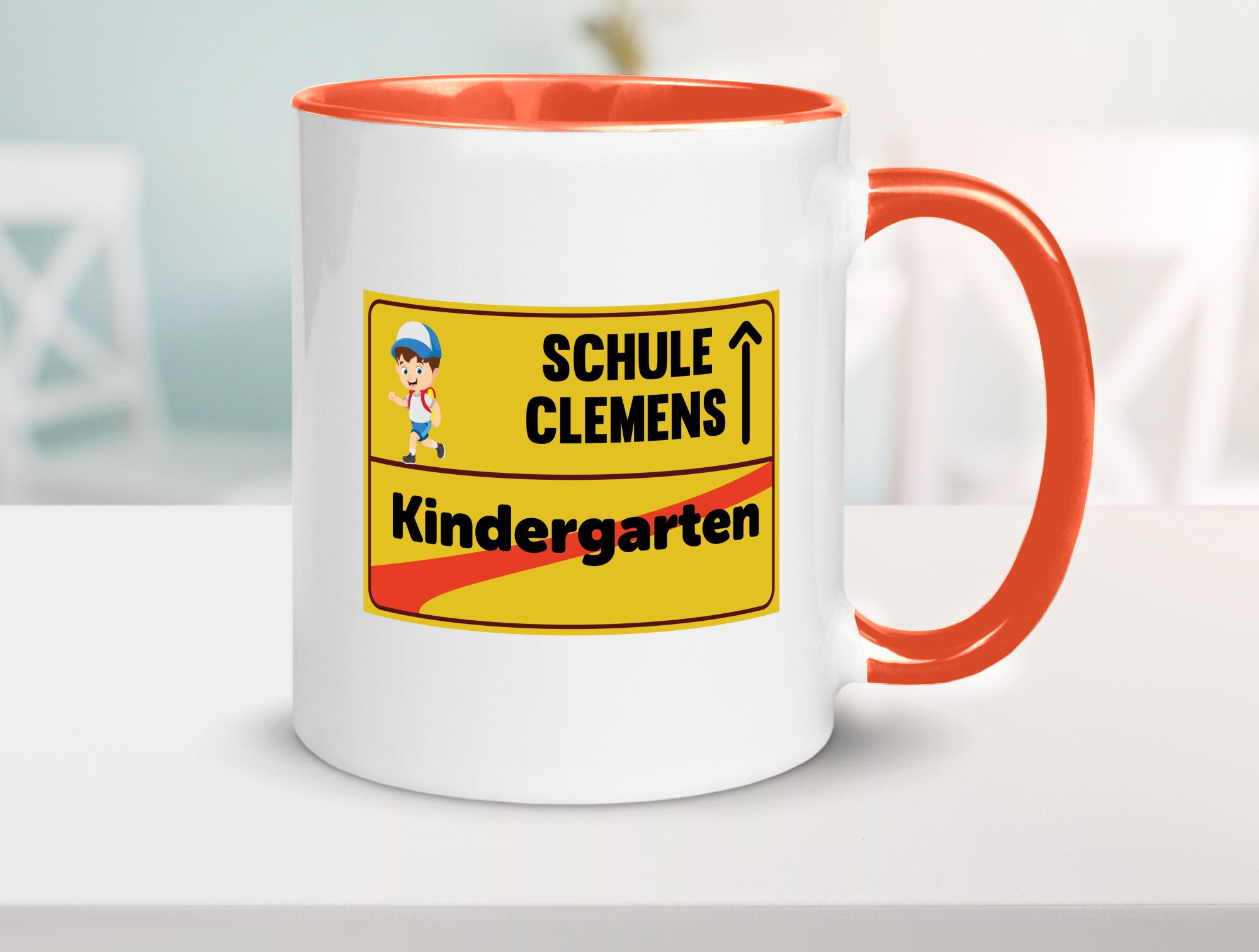 Bye Kindergarten | Schule Clemens Geschenkidee Humor Tasse