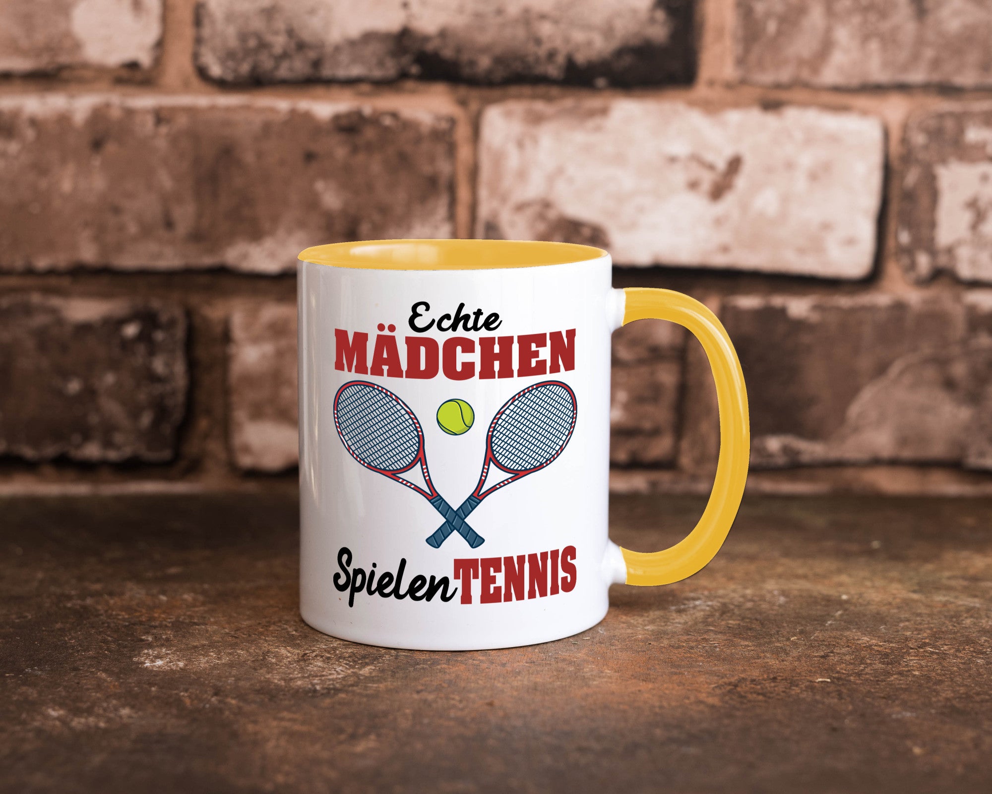 Echte Mädchen Spielen Tennis | Sport Geschenkidee Humor Tasse