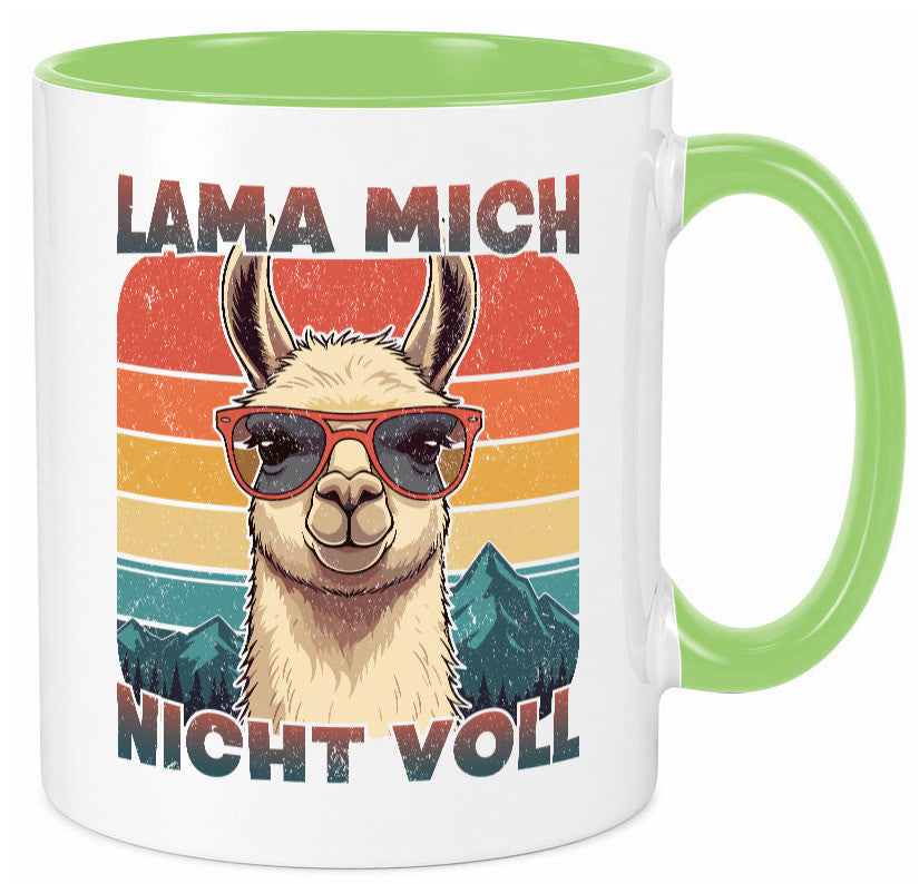 Lama mich nicht voll | Alpaka Kamel Retro lustig Humor Geschenkidee Geschenk