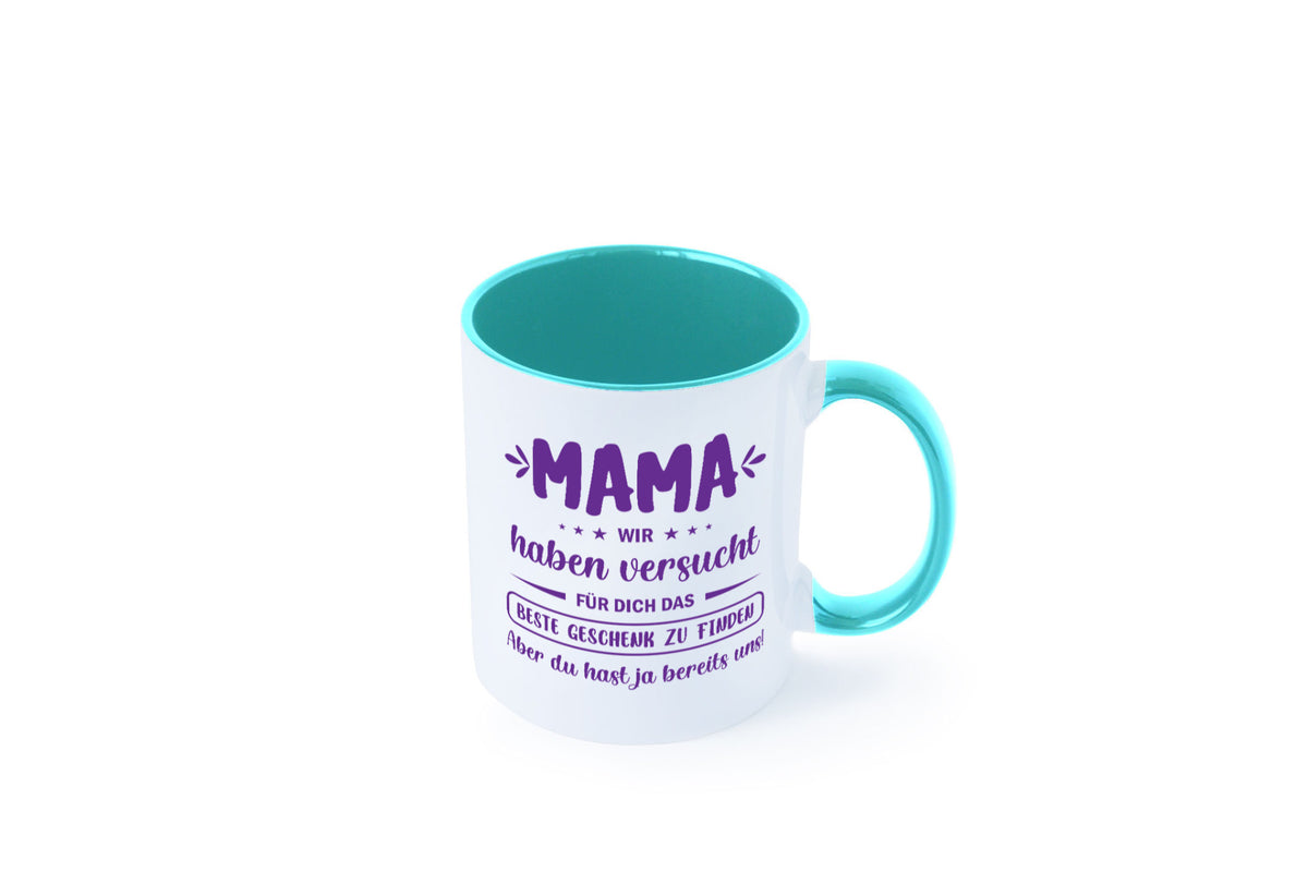 Perfekte geschenk | du hast ja bereits uns Muttertag lustiger Spruch Familie Tasse