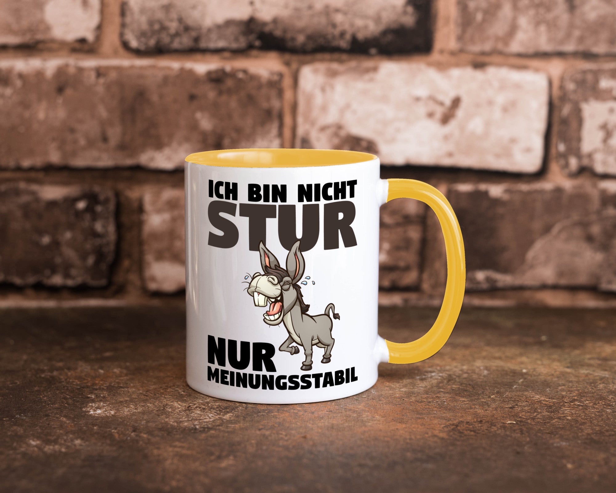 Sturer Esel | Sturkopf Tasse Dickkopf Spruch Humor lustiger Geschenk