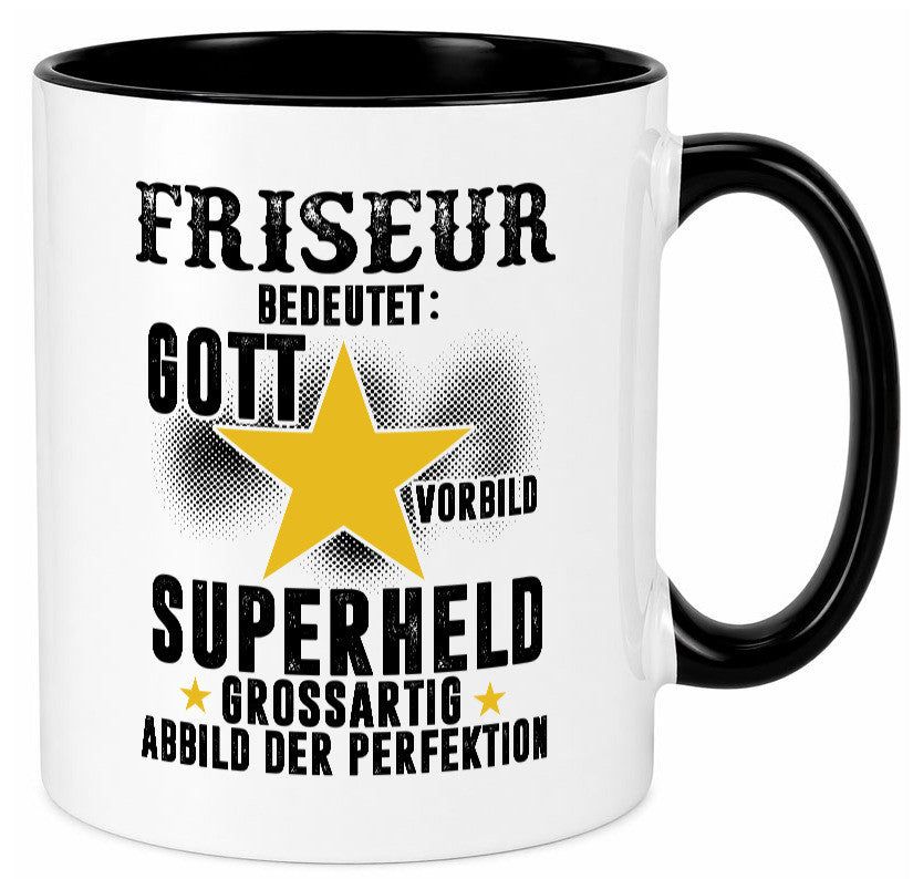 Bedeutung von Friseur | Frisör lustiger Spruch Geschenk Humor Geschenkidee Tasse