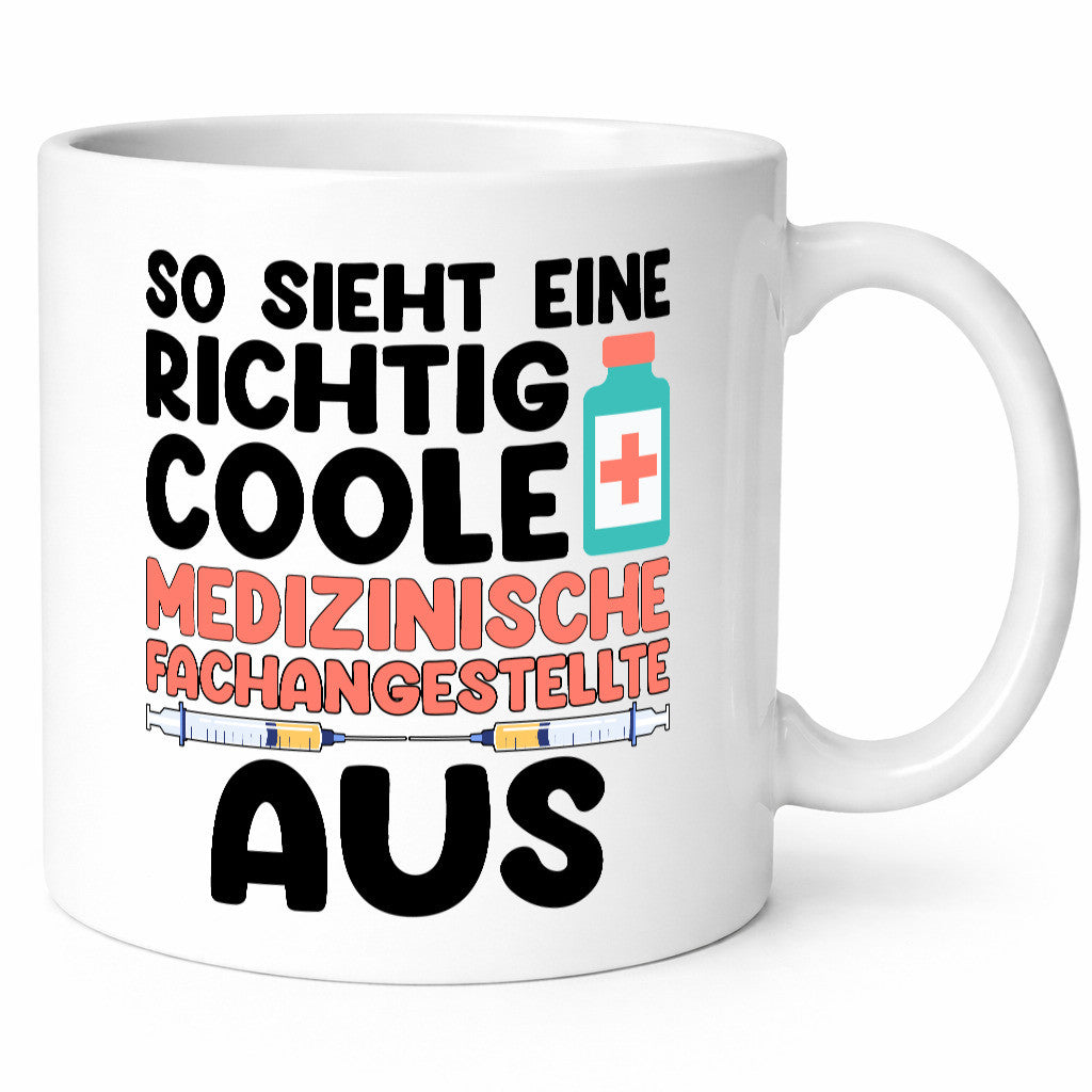 Coole Medezinsche Fachangestellte | Arzthelferin Geschenkidee Humor Tasse