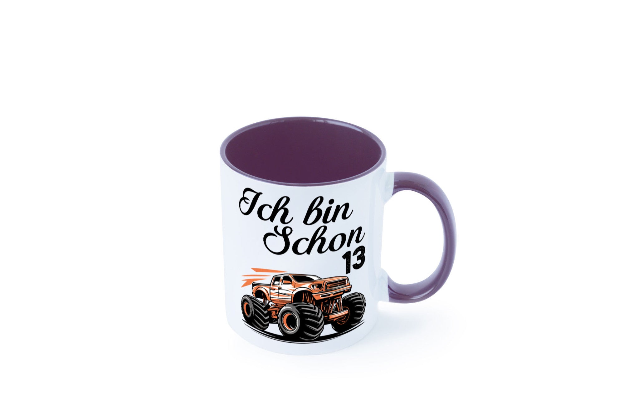 13. Geburtstag | Monster truck 13 Jahre Geschenkidee Humor Tasse