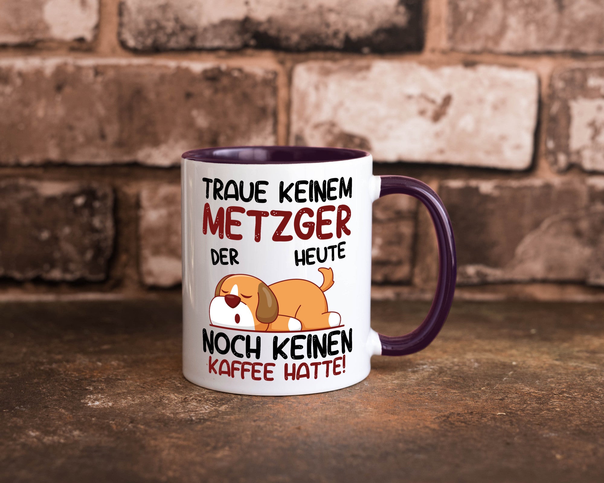 Traue keinem Metzger | Fleischer Metzgerei lustiger Spruch Geschenk Humor