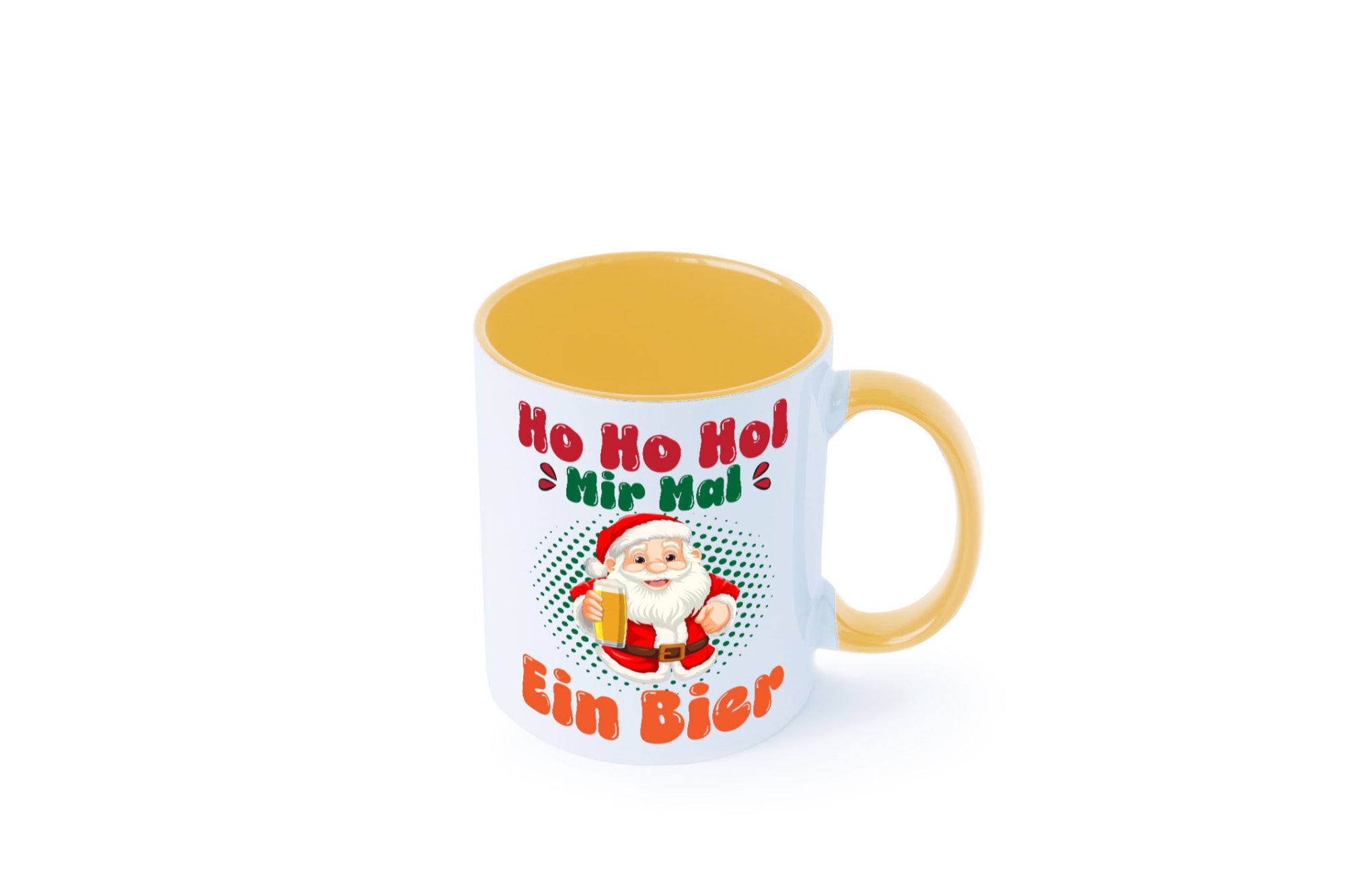 Ho mir mal ein Bier | Ugly Christmas Trinken v2 Geschenkidee Humor Tasse