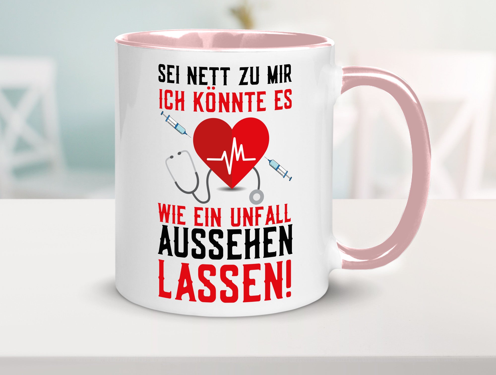 Sei nett zu mir | Krankenschwester Arzt Klinik Spritze v2 lustig Humor