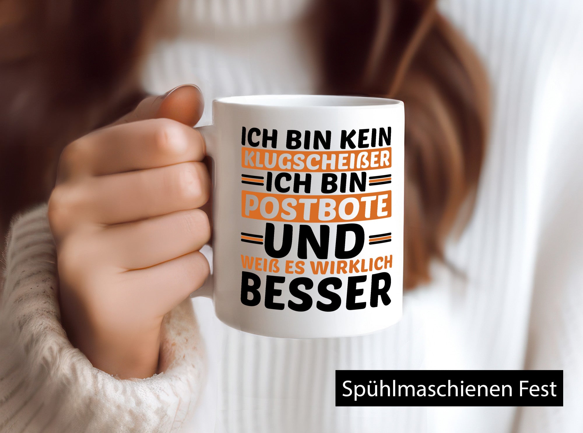 Bin kein Klugscheißer | Postbote Briefträger Paketdienst Humor Geschenkidee