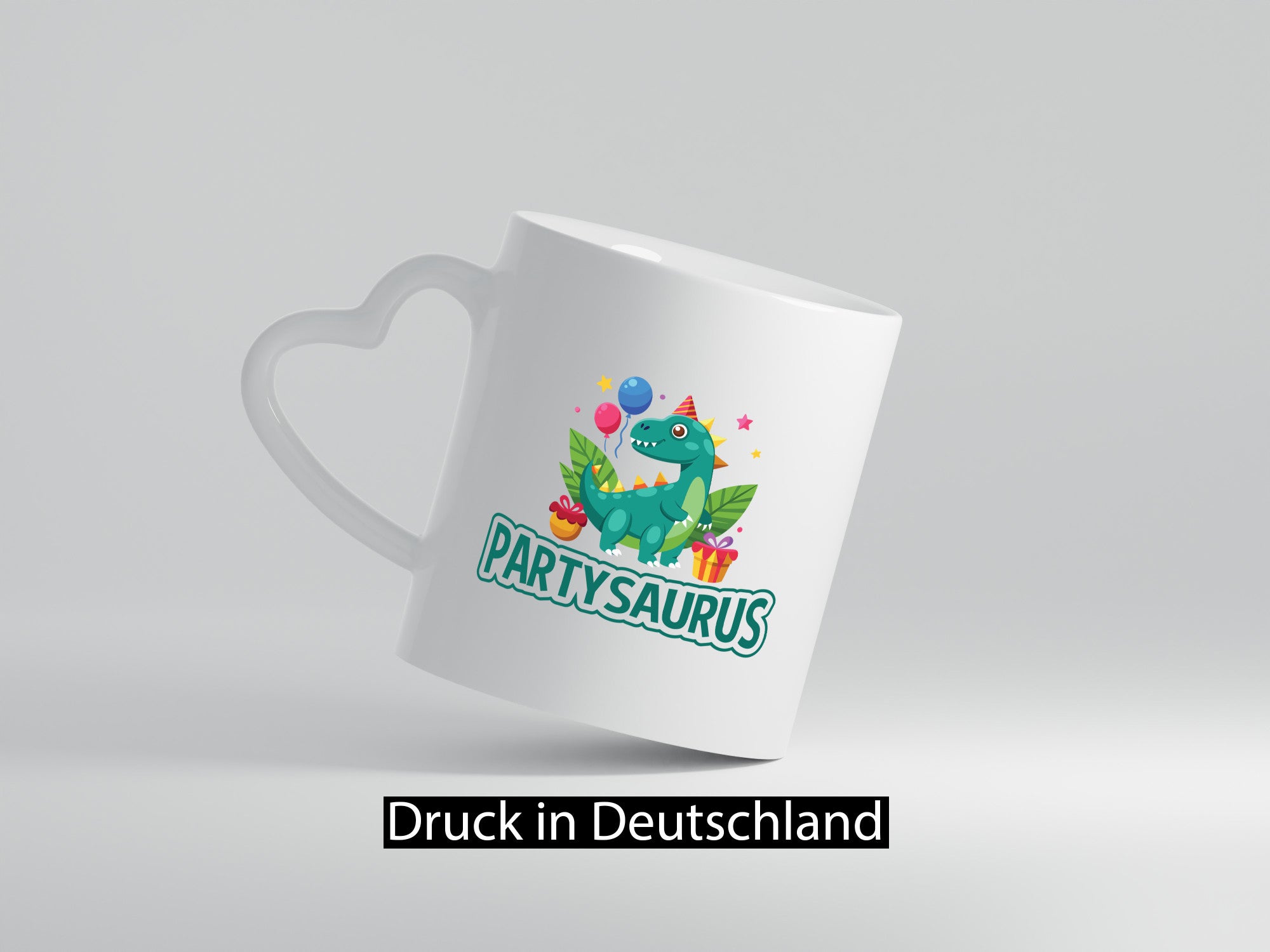 Partysaurus | Geburtstag Dinosaurier Luftballon Geschenkidee Humor Tasse