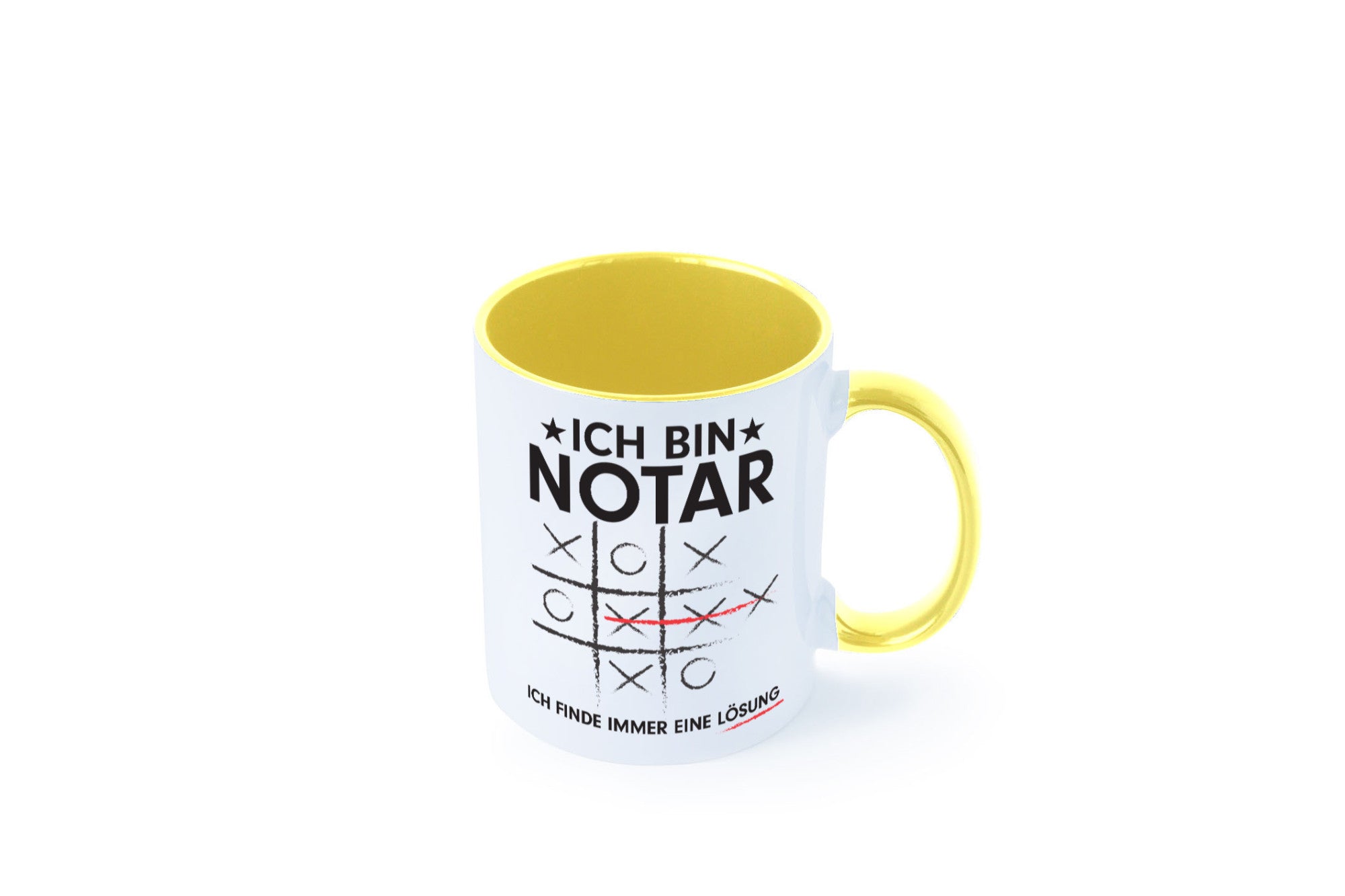 Löse Probleme: Notar | Jurist lustiger Spruch Geschenk Humor Geschenkidee Tasse