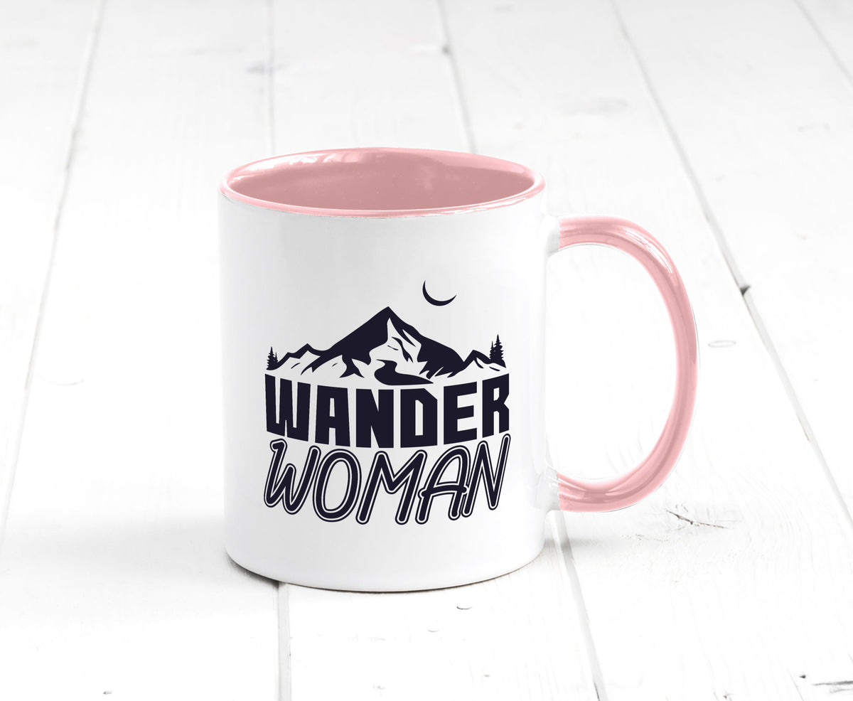 Wander Woman | Frauen Tasse Wanderer Bergsteigen lustig Familie Geschenkidee