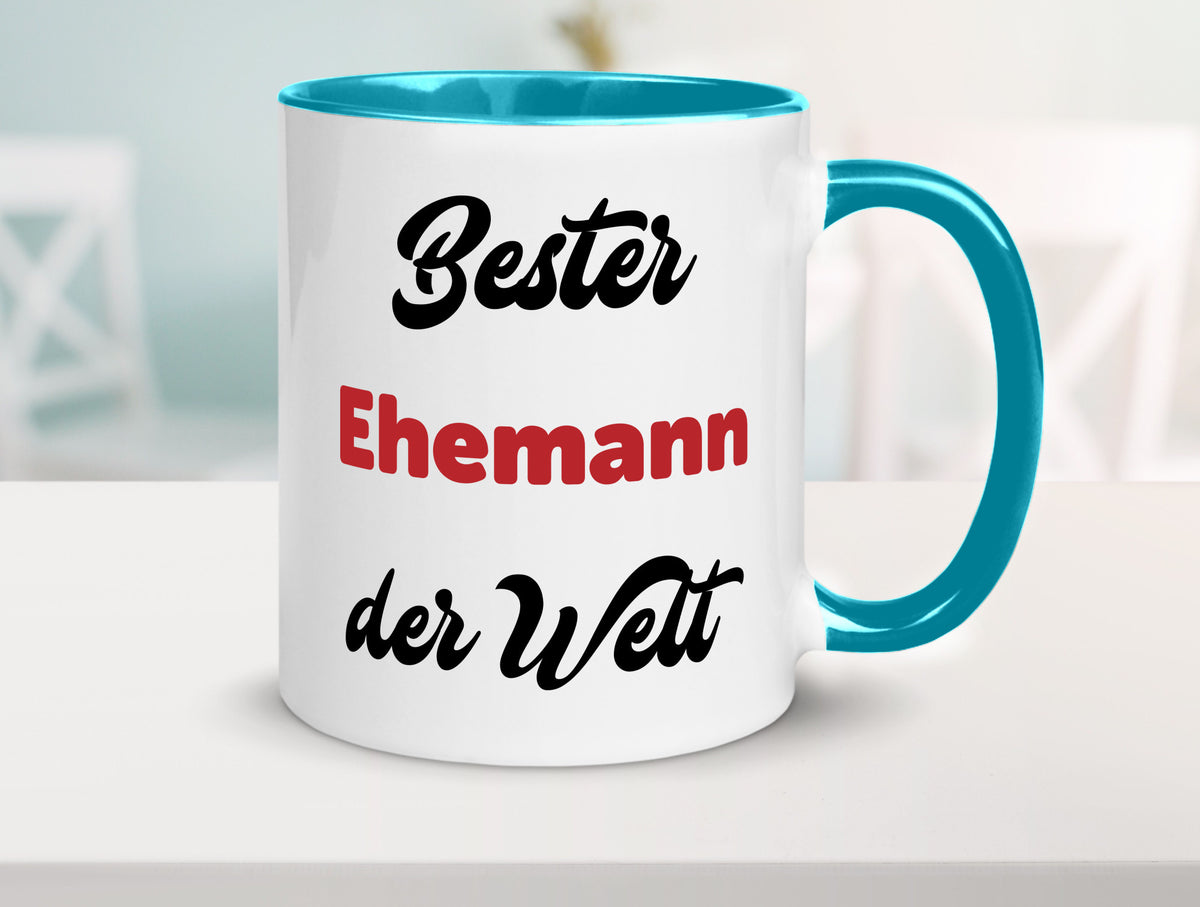Bester Ehemann der Welt | Ehepaar Geschenkidee Humor Tasse