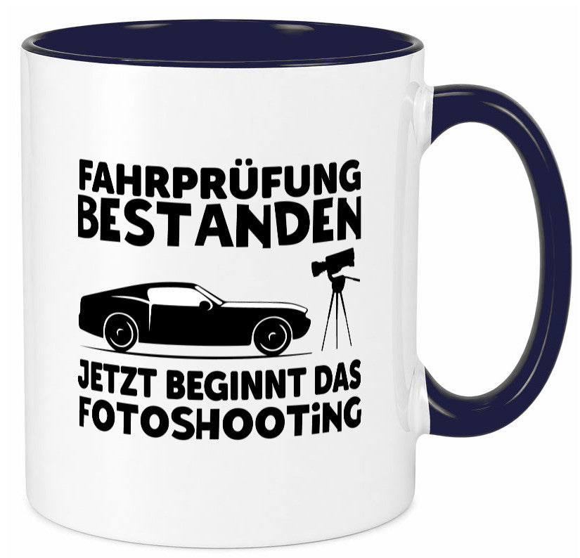 Fahrprüfung bestanden | Autofahren Führerschein Geschenk Humor Geschenkidee Tasse
