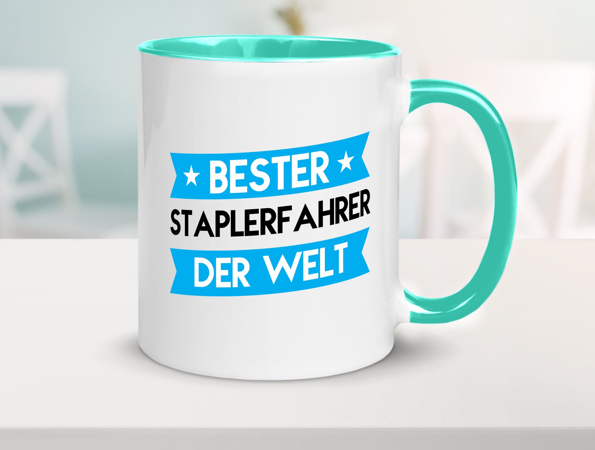 Bester Staplerfahrer | Gabelstapler Fahrer Geschenkidee Humor Tasse