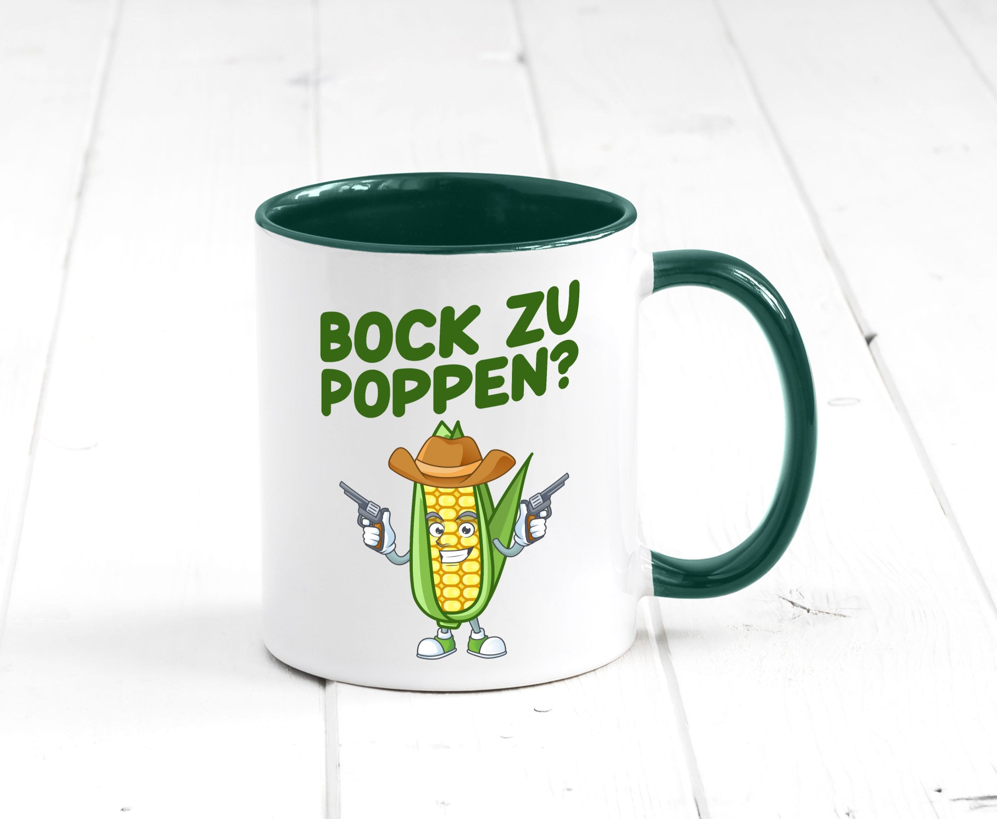 Bock auf Poppen | Mais Lustig Geschenk Humor Geschenkidee lustiger Spruch Tasse