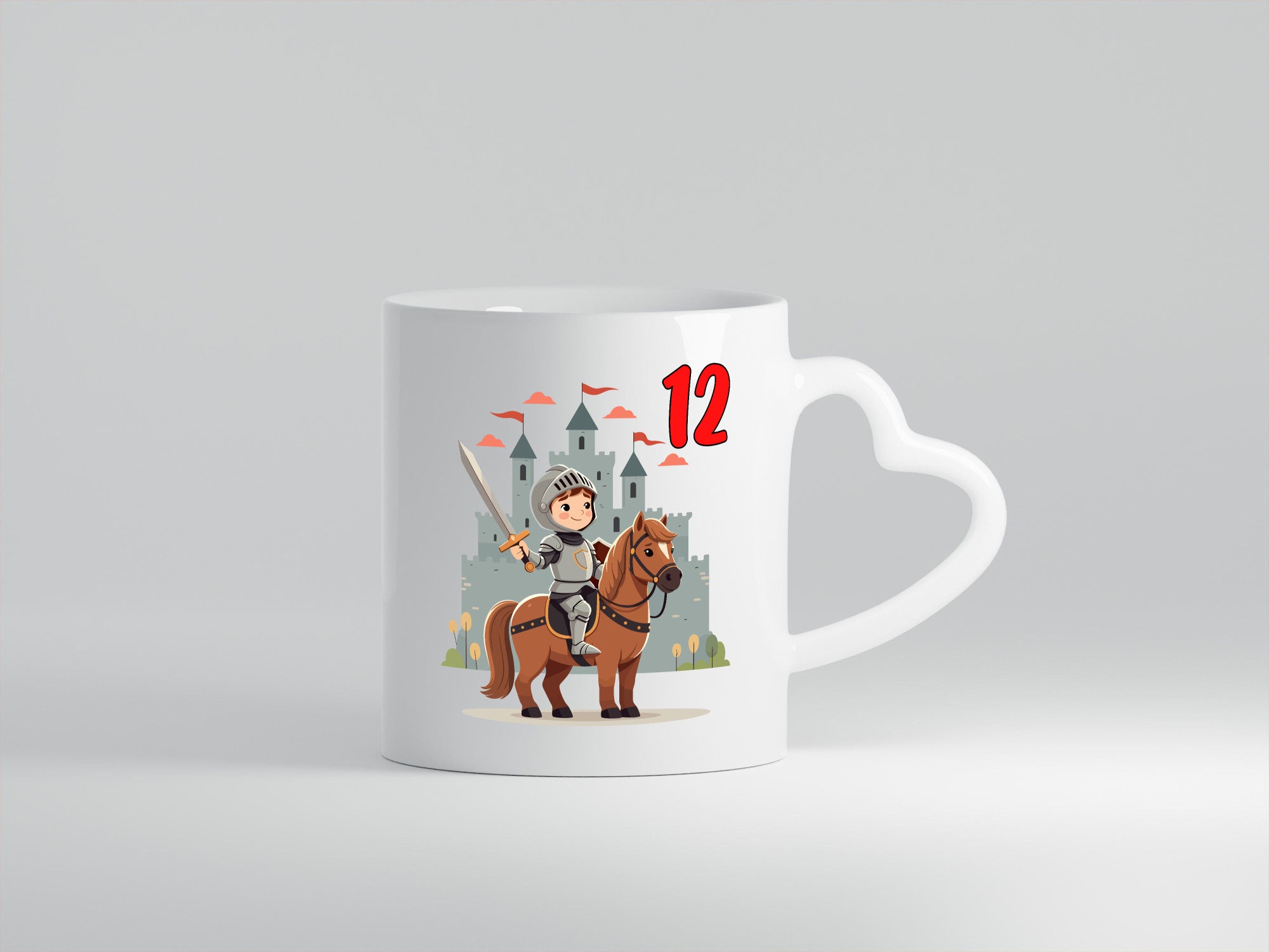 12. Geburtstag | 12 Jahre Ritter Junge Schloss lustiger Spruch Geschenk