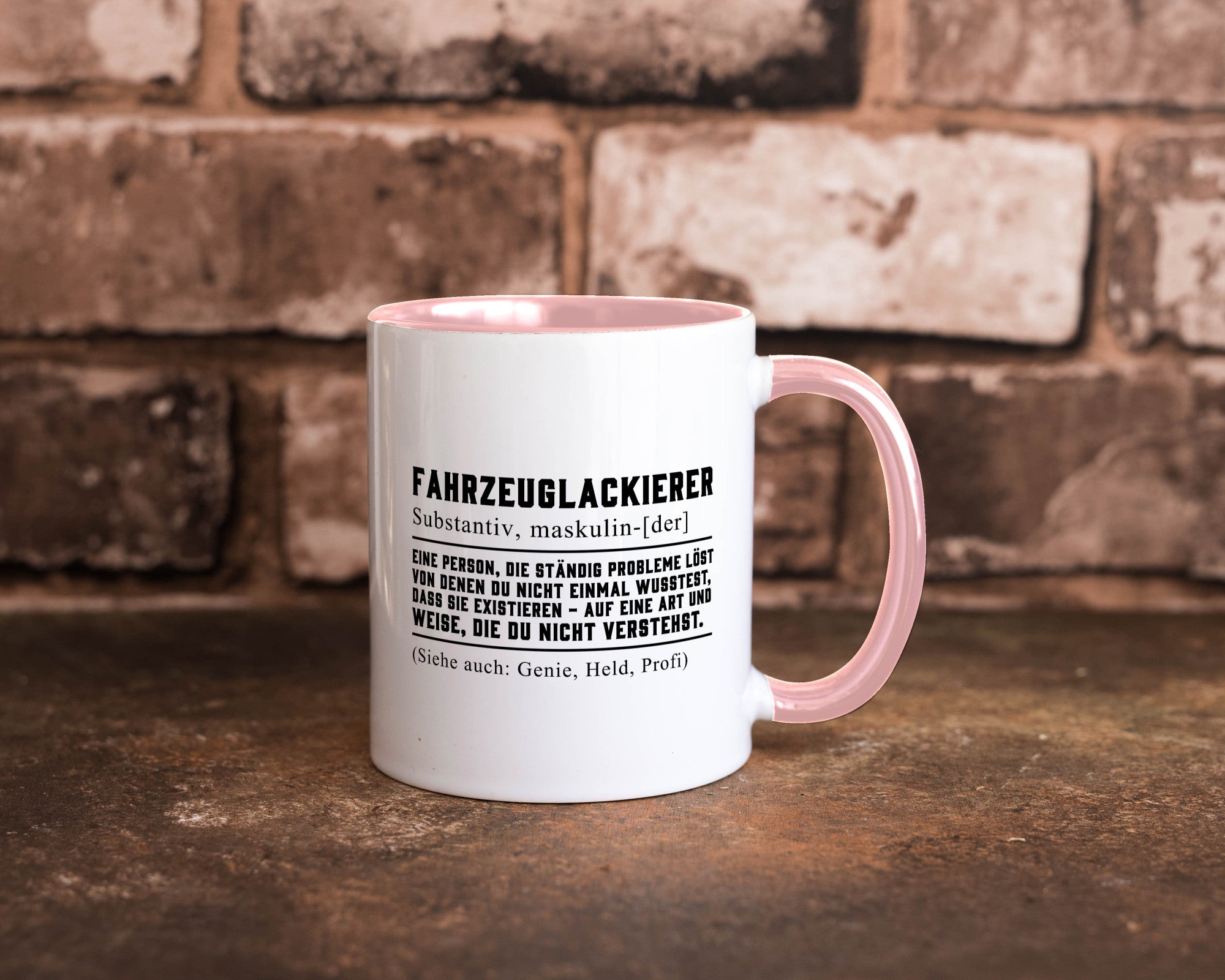 Fahrzeuglackierer | Definition Lackierer Autolackierer Humor Geschenkidee Tasse