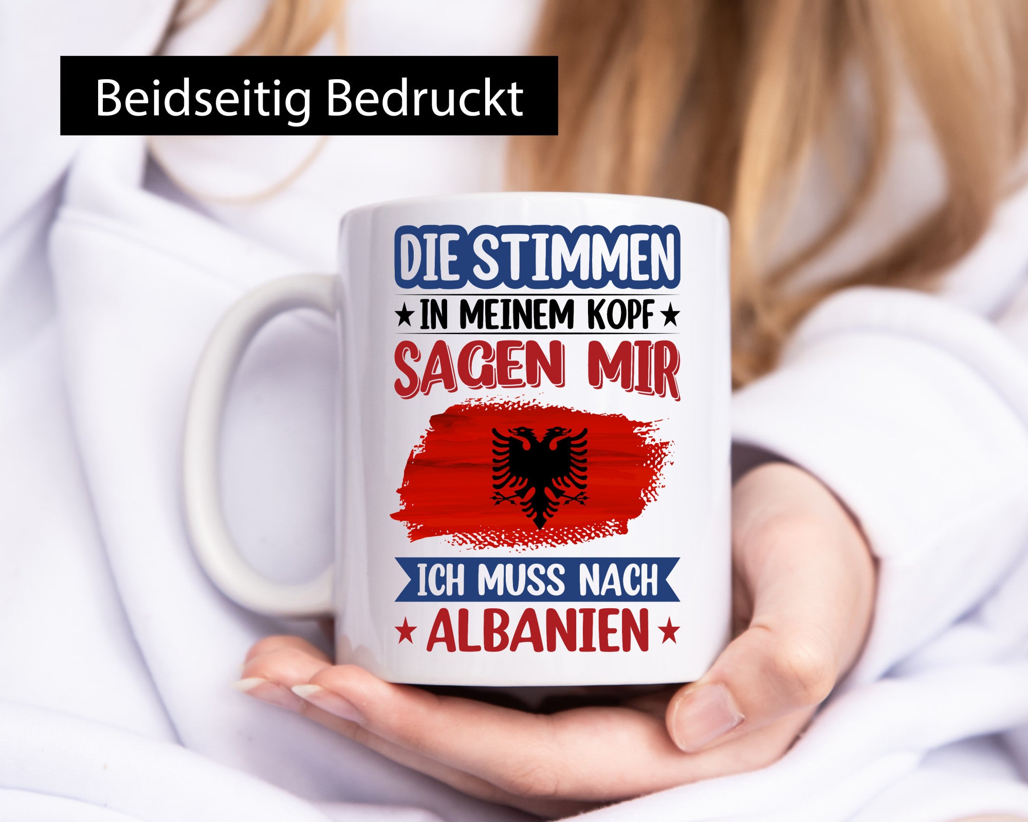 Albanien | Urlaub Stimmen in meinem Kopf Traumland lustig Humor Geschenkidee