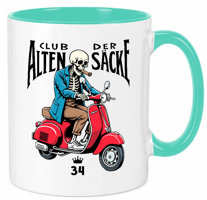 34. Geburtstag | 34 Jahre Club der alten Säcke lustiger Spruch Geschenk Tasse
