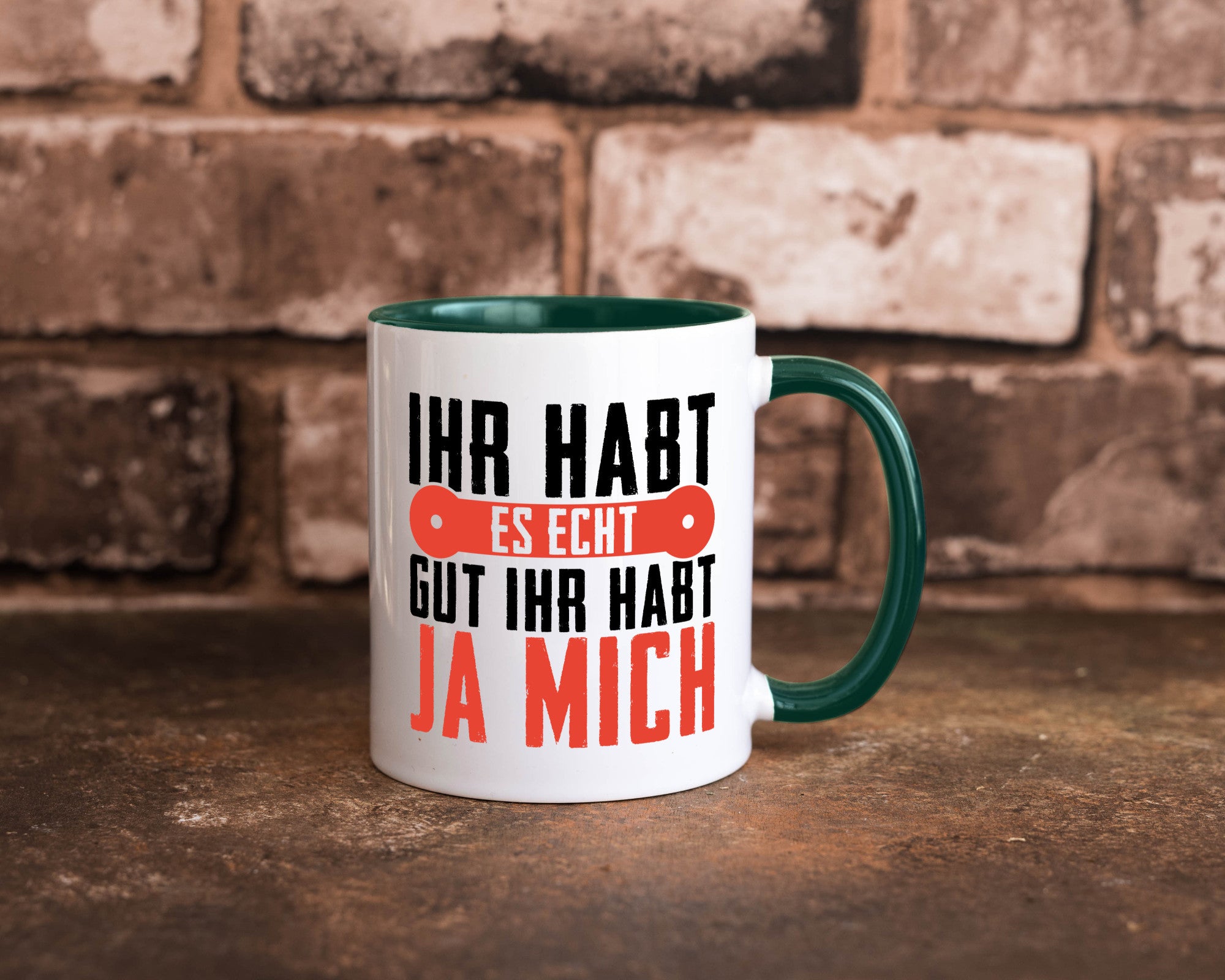Ihr habt es echt gut ja mich lustig Humor Geschenkidee Geschenk Tasse