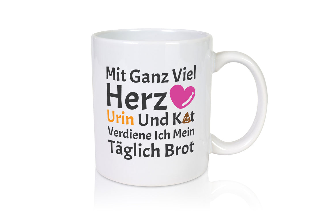 Herz, Urin, Kot, damit verdien ich mein Brot | Kothaufen lustiger Spruch