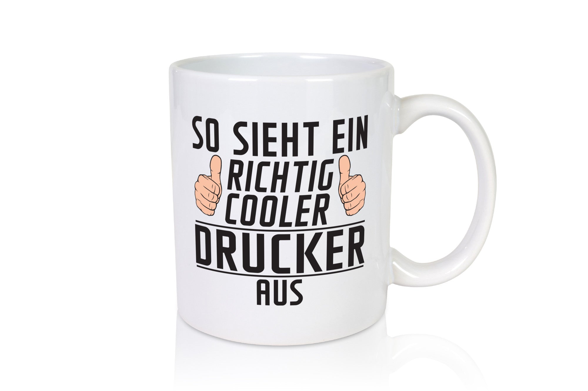 Richtig cooler Drucker | Druckerei Print Medien Geschenk Humor Geschenkidee