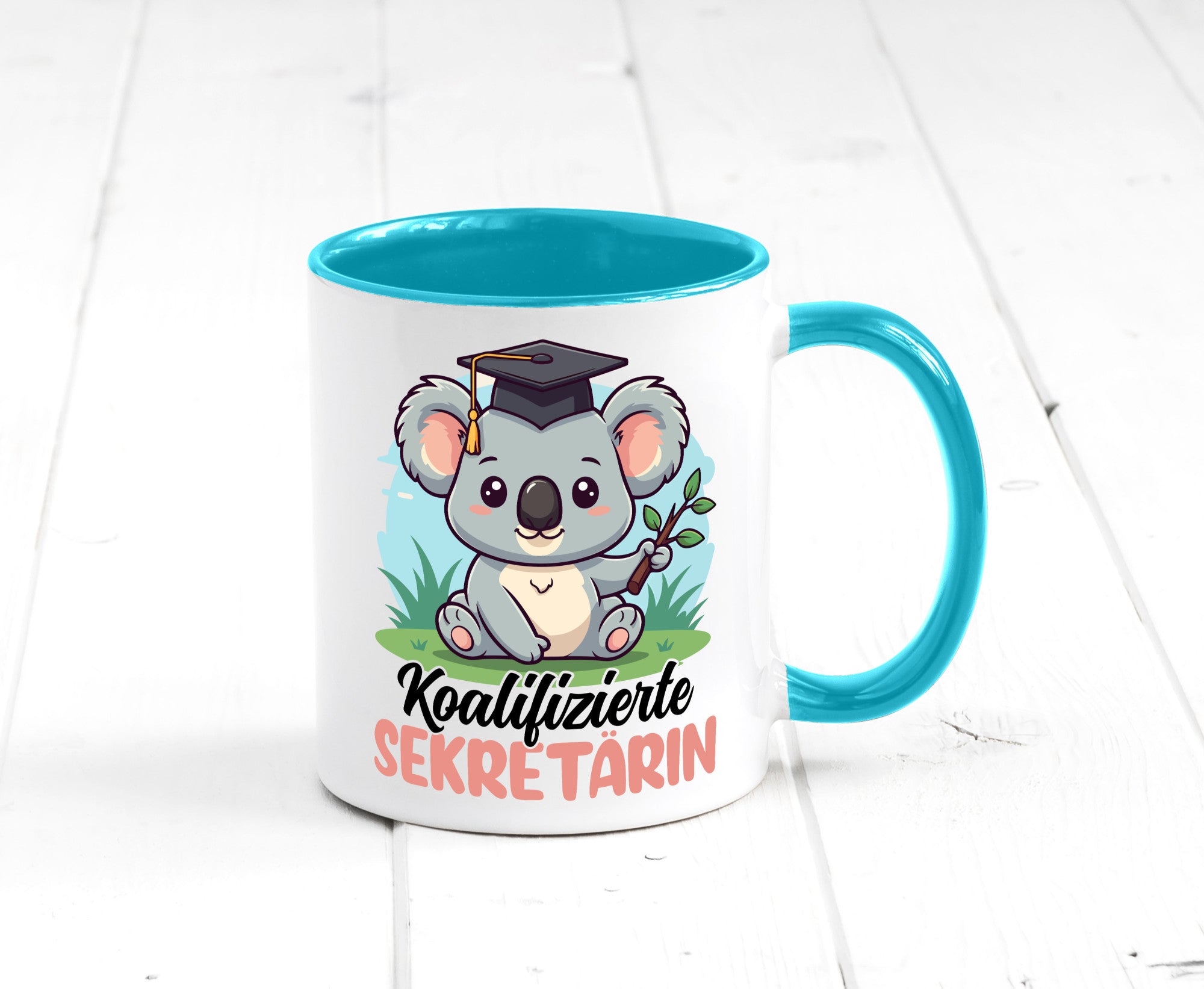 Koalifizierte Sekretärin | Büro Geschenkidee Arbeit Kollegen Humor Tasse