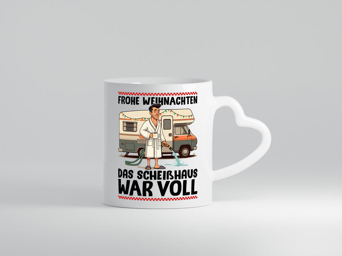 Frohe Weihnachten | Ugly Christmas Scheißhaus war voll Humor Geschenkidee Tasse