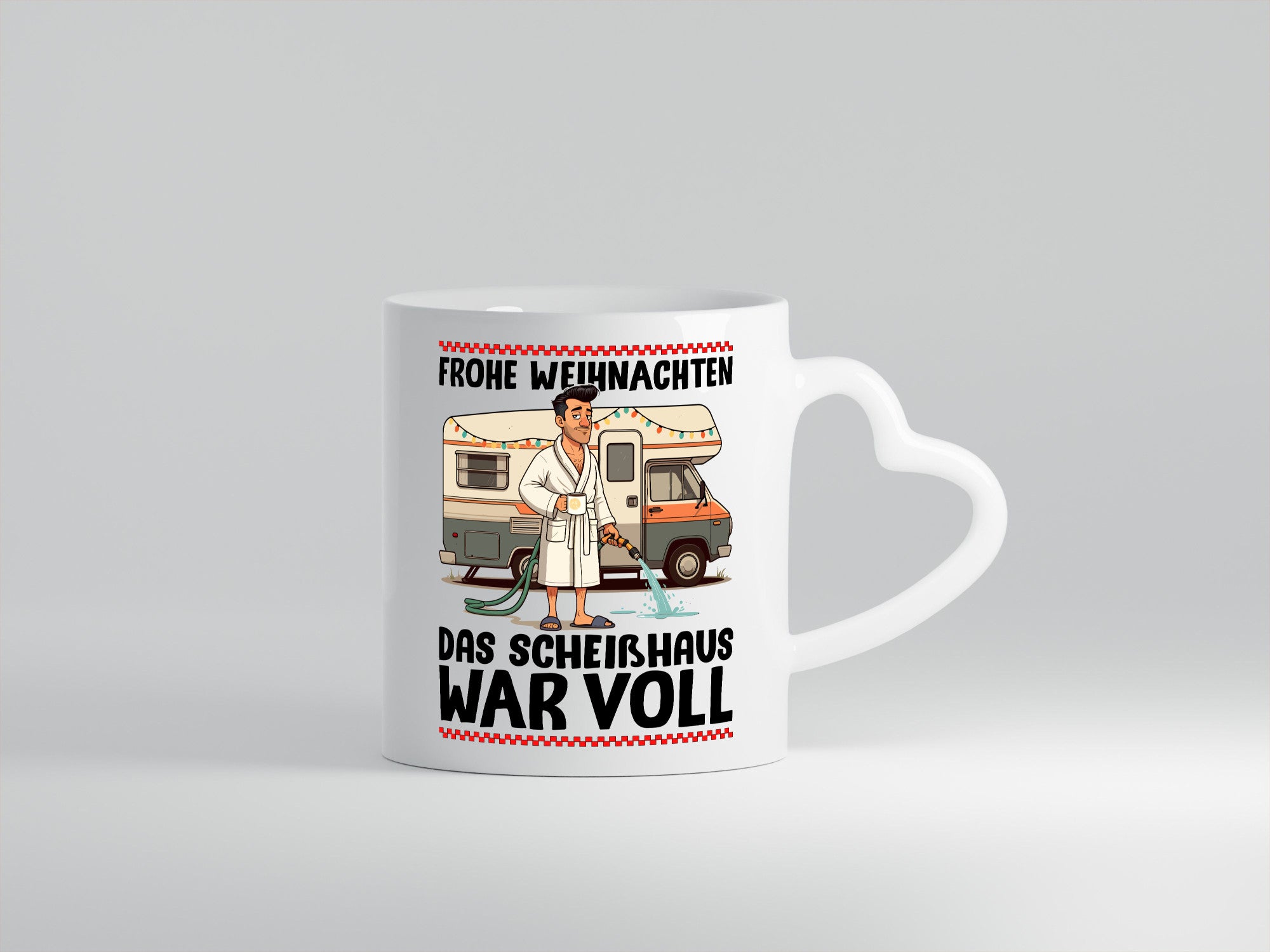 Frohe Weihnachten | Ugly Christmas Scheißhaus war voll Humor Geschenkidee Tasse