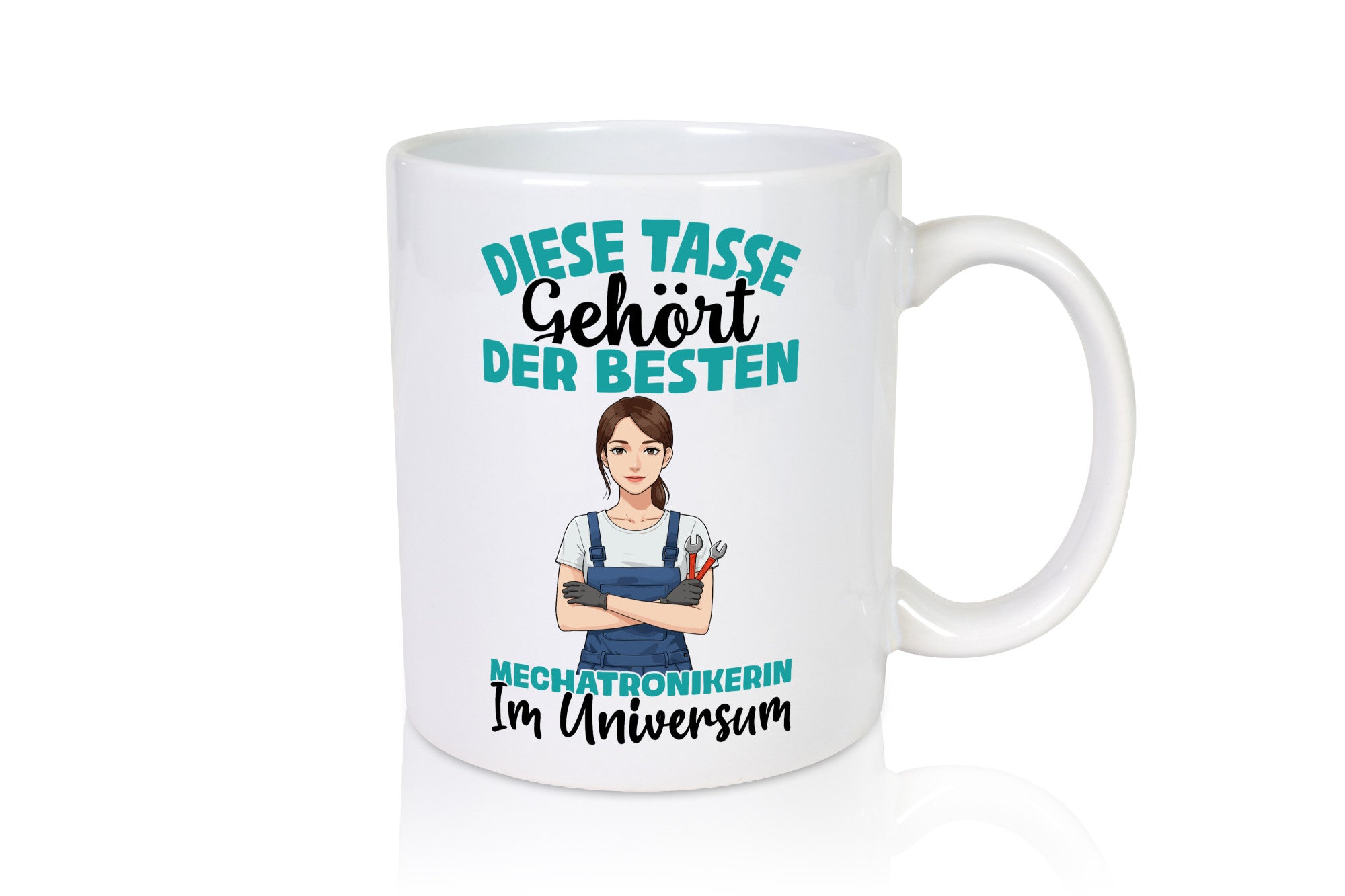 Im Universum: Mechatronikerin | KFZ Werkstatt Geschenk Humor Geschenkidee