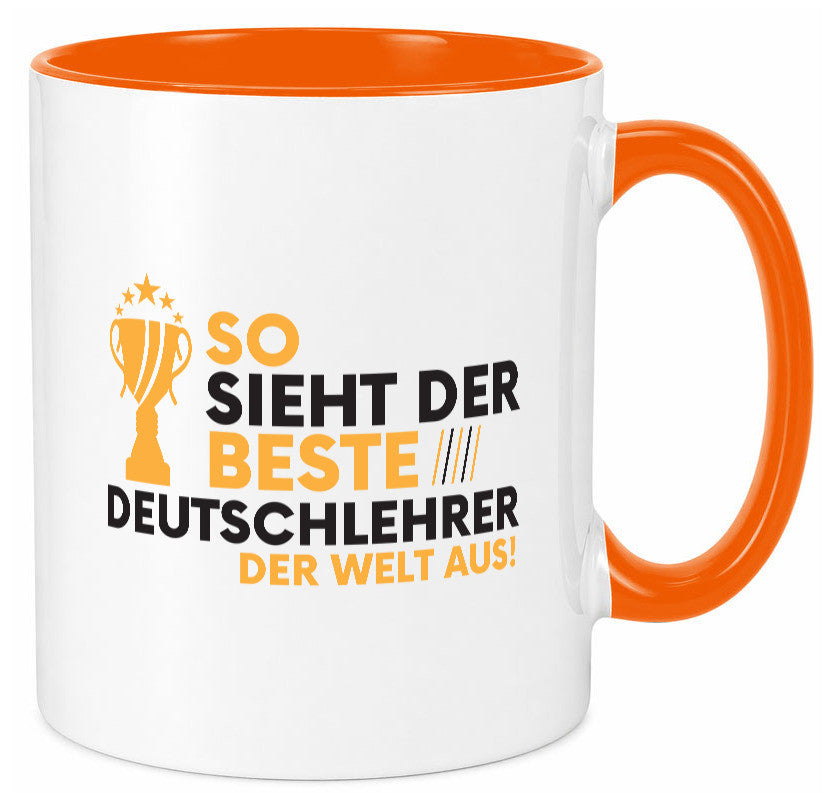 Der Weltbeste Deutschlehrer | Lehrer Schule lustiger Spruch Geschenk Humor