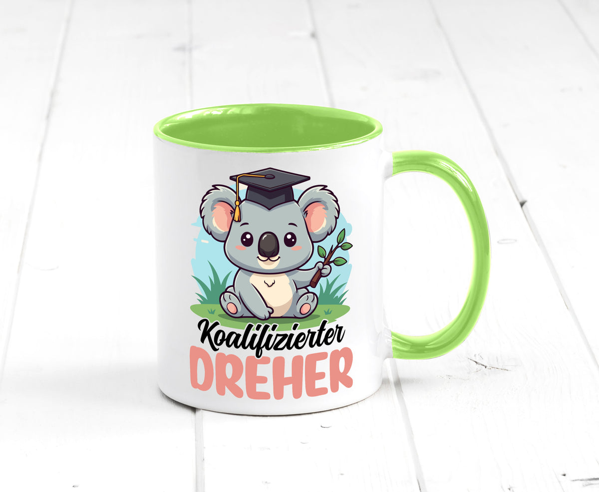 Koalifizierter Dreher | Fräser v2 Geschenk Humor Geschenkidee lustiger Spruch Tasse