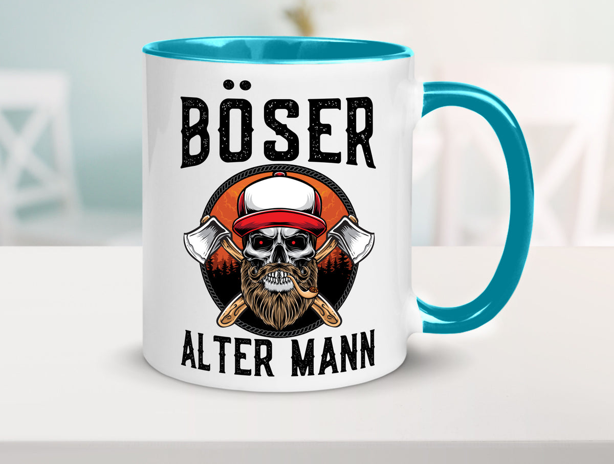 Böser alter Mann Humor Geschenkidee Tasse