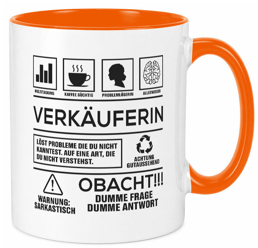 Achtung Probleme Verkäuferin| Kollegin | Verkaufsjob lustig Arbeit Kollegen