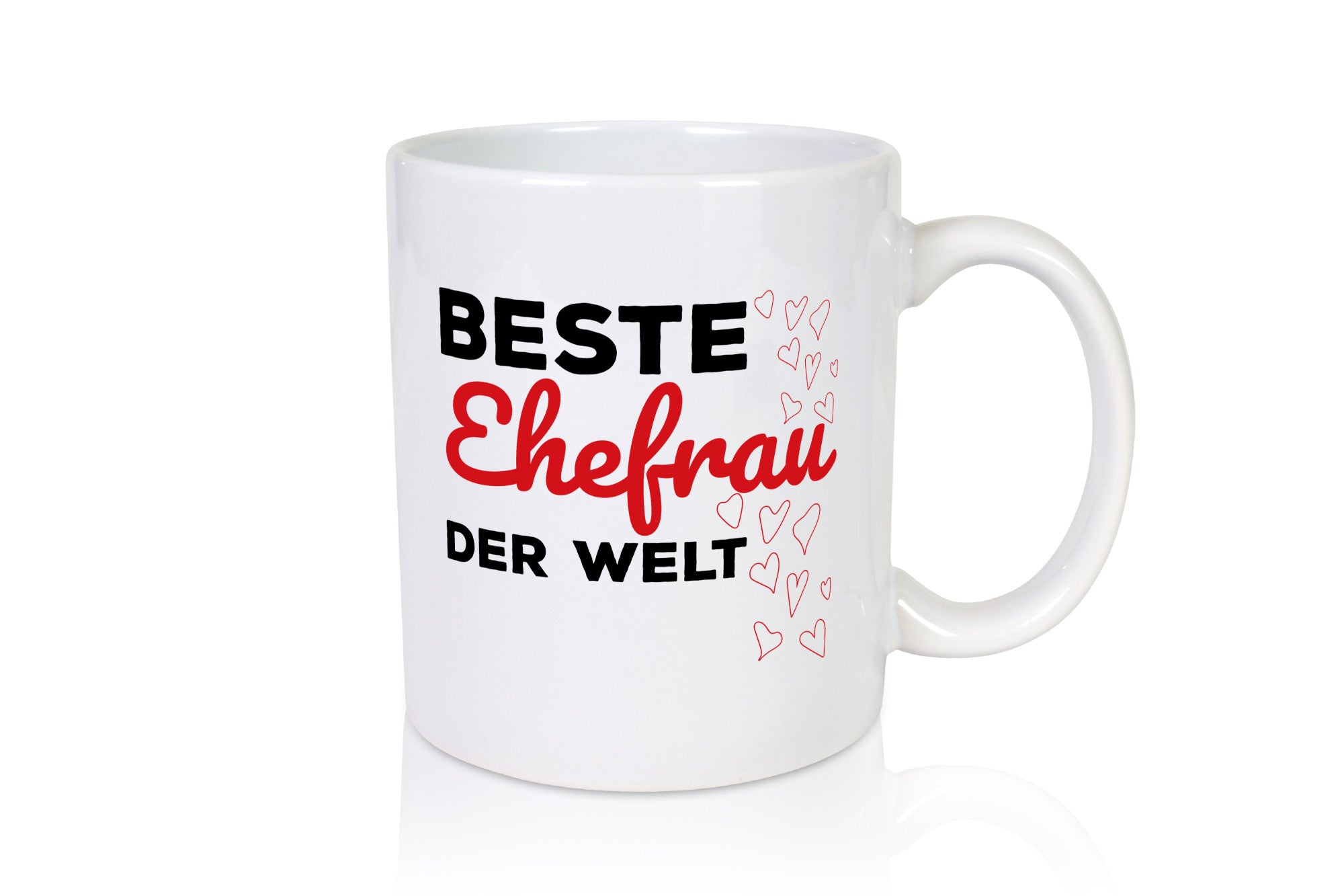 Beste Ehefrau | Ehe Tasse Hochzeitstag Romantik lustiger Spruch Geschenk