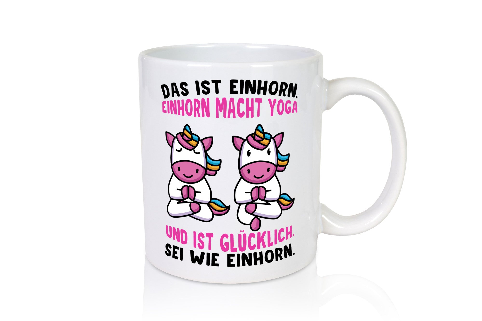 Einhorn Yoga | Yogalehrer Tasse Guru Entspannung Humor Geschenkidee