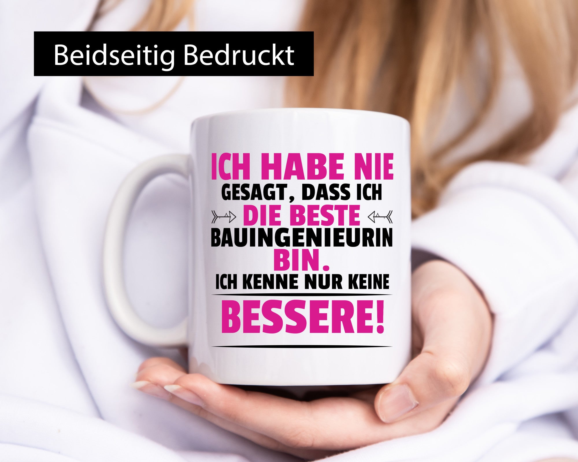 Die Beste Bauingenieurin | Ingenieurin lustig Humor Geschenkidee Geschenk Tasse