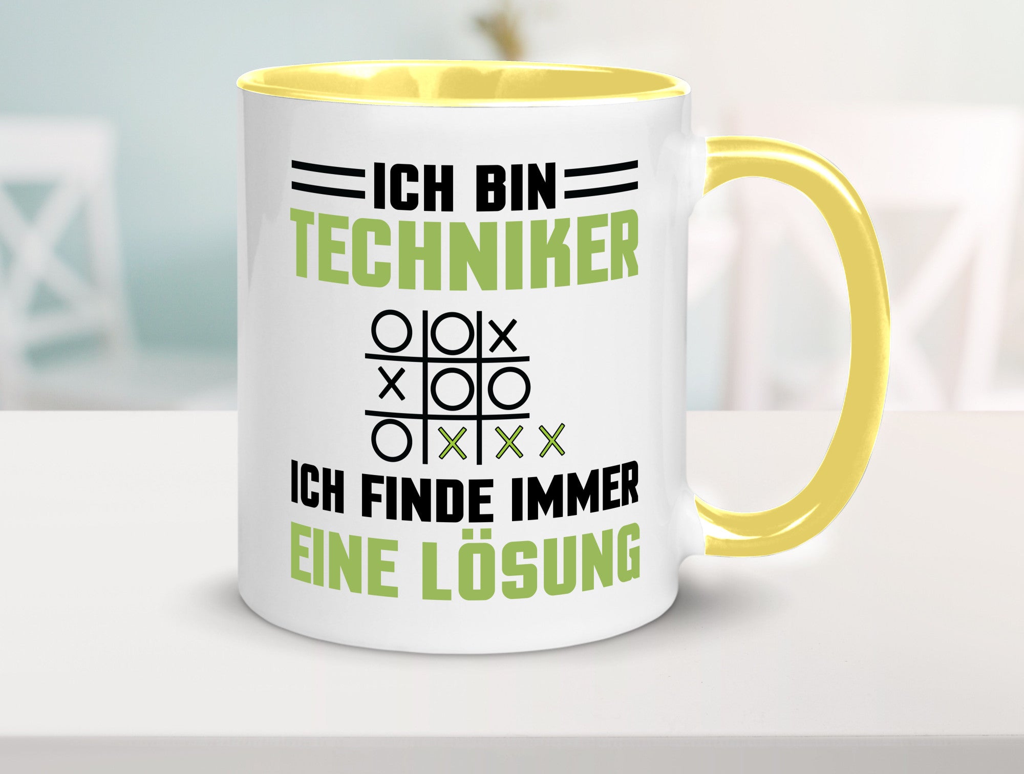 Ich bin Techniker finde immer eine Lösung | lustiger Spruch Geschenk Humor