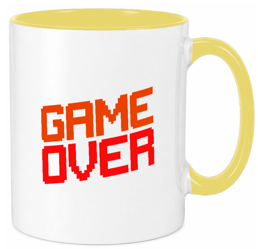 Game Over | Gamer Zocker Retro PC Nerd Pixel Geschenkidee Humor Tasse